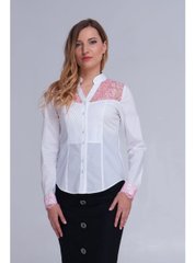 Блуза с розовым кружевом XXL
